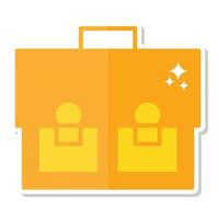 briefcase icon, suitable for a wide range of digital creative projects. vector
