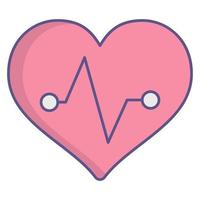 cardiogram icon, suitable for a wide range of digital creative projects. vector