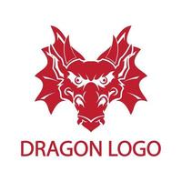 Dragon vector icon illustration