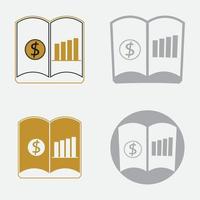 accounting logo vector illustrations design