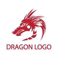 Dragon vector icon illustration