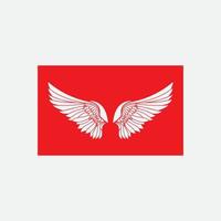 wings illustration design icon logo vector