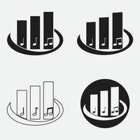 accounting logo vector illustrations design