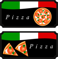 diverses pizzas savoureuses sucrées png