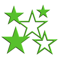 The 3D Green Star Diagram png