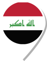 Iraq flag check-in icon. png