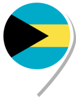 Bahamas-Flaggen-Check-in-Symbol. png