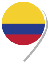 Kolumbien-Flaggen-Check-in-Symbol. png