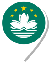 ícone de check-in da bandeira de macau. png