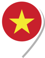 ícone de check-in da bandeira do vietnã. png