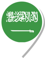 ícone de check-in da bandeira da Arábia Saudita. png