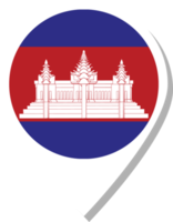 Cambodja vlag Check in icoon. png