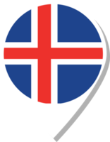 IJsland vlag Check in icoon. png