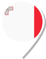 Malta flag check-in icon. png