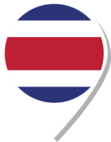 check-in-symbol mit costa rica-flagge. png