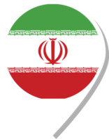 Symbol für das Einchecken der iranischen Flagge. png