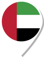 Symbol für den Check-in-Flagge der Vereinigten Arabischen Emirate. png