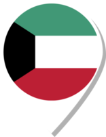 ícone de check-in da bandeira do kuwait. png