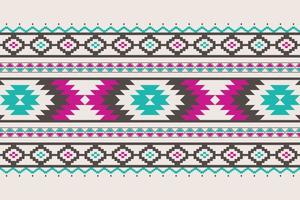 Geometric ethnic pattern seamless. Style ethnic American Aztec seamless colorful textile. Design for background,wallpaper,fabric,carpet,ornaments,decoration,clothing,Batik,wrapping,Vector illustration vector