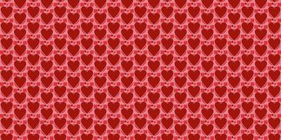 Heart background, pattern and romantic colors combined vector