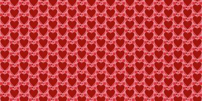 Heart background, pattern and romantic colors combined vector