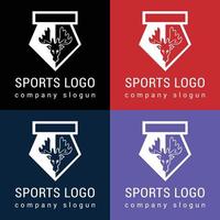 diseñaré un logotipo deportivo para béisbol, fútbol y otros deportes vector
