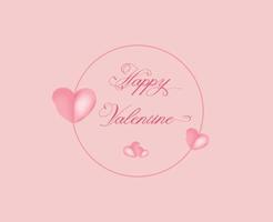 background valentine in love platform. heart background vector