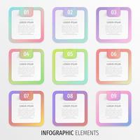 Infographic Elements Banner Template vector