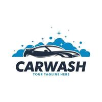 Car wash logo design vector Template