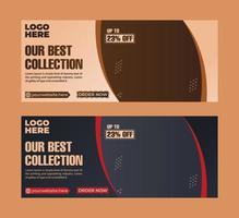 Web Banner Template, Set of Creative Web Banners of Standard Size, Business Ad Banners, Vertical and Horizontal Web Banners vector