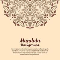 Multi-purpose golden luxury ornamental background, Luxury ornamental mandala design background vector