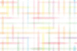 Trazo de pincel de acuarela arco iris a rayas de patrones sin fisuras a cuadros vector