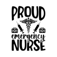 Proud Emergency Nurse Superhero Quotes Nurse Life Stethoscope Cut Files For Cricut vector