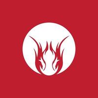 Fire flame icon and symbol vector illustration