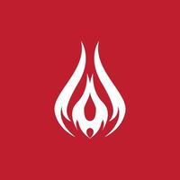 Fire flame icon and symbol vector illustration