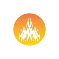 Fire flame icon and symbol vector illustration