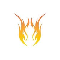 Fire flame icon and symbol vector illustration