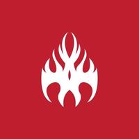 Fire flame icon and symbol vector illustration