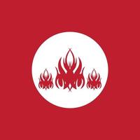 Fire flame icon and symbol vector illustration