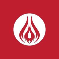 Fire flame icon and symbol vector illustration