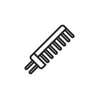 comb icon vector for website symbol icon presentation