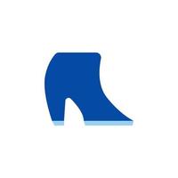 vector de botas para la presentación del icono del símbolo del sitio web
