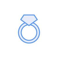 diamond ring vector for website symbol icon presentation