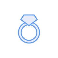 diamond ring vector for website symbol icon presentation