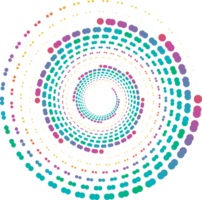 il giro punto comico pendenza di moda decorativo astratto sfondo sito web modello png