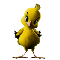 Yellow bird with Attitude png