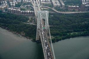 new york city manhattan helicopter tour aerial cityscape photo