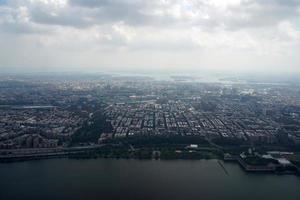 new york city manhattan helicopter tour aerial cityscape photo