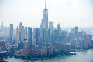 new york city manhattan helicopter tour aerial cityscape photo