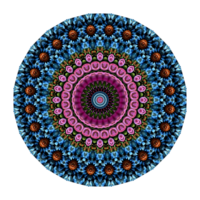 padrão de mandala abstrato, fundo de textura de mandala, padrão de mandala pintado digital png